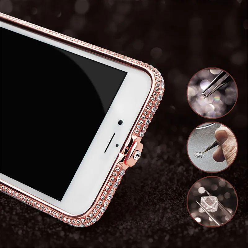 Ювелирный чехол для Apple iPhone 7 8 Plus Аксессуары мобильных телефонов X Xs Max XR 6 6S