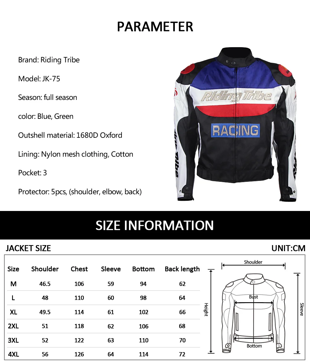 Женская куртка для езды на мотоцикле гоночные платья Профессиональный Мотоцикл ралли Дизайн тела защитный щиток пальто JK-75