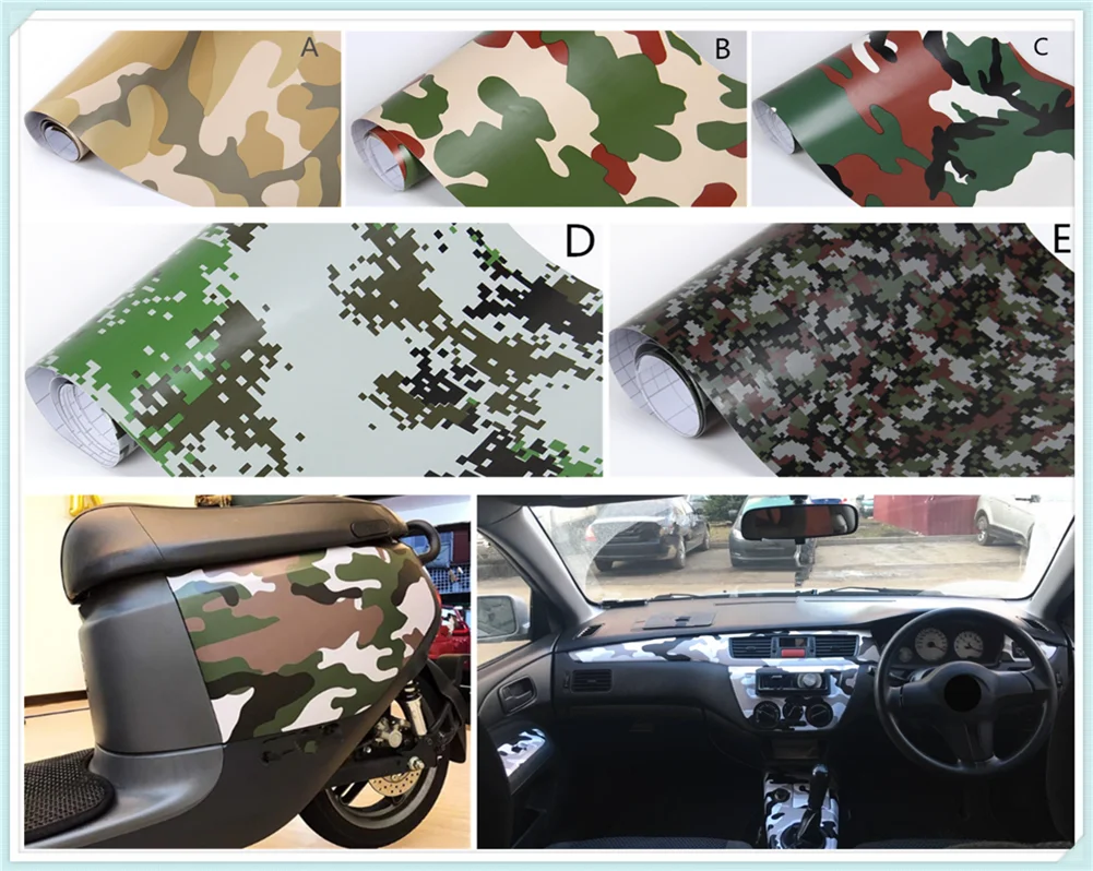 

Car shape motorcycle personality camouflage film color desert sticker for YAMAHA YZF 600R Thundercat R1 R6 R25 R3 FZ1 FAZER
