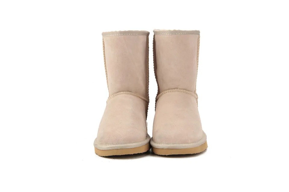 MBR FORC/Классические Водонепроницаемые зимние ботинки из натуральной воловьей кожи; шерстяные женские ботинки; теплая зимняя обувь для женщин; большие американские размеры 3-13