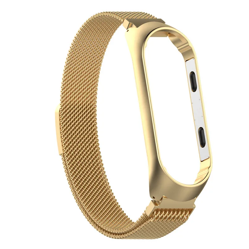 Strong Magnetic Clasp Metal Strap For Xiaomi Mi Band 3 Replacement Stainless Steel Band Wrist Strap For Xiao Mi Band 3 40NT23 (5)