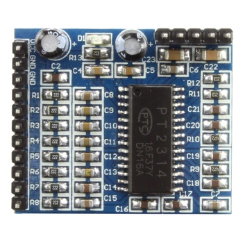 

1Pcs Sound Quality Adjustment Module Voice Module IIC 6V-10V Audio Processing Module For PT2314 For Arduino Technology