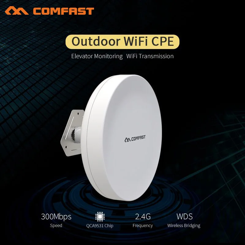 1-2KM Long Range Outdoor CPE 300Mbps Wireless Access Point bridge CF-A1 wifi Repeater antenna wifi amplifier nanostation routers 1-2KM Long Range Outdoor CPE 300Mbps Wireless Access Point bridge CF-A1 wifi Repeater antenna wifi amplifier nanostation routers