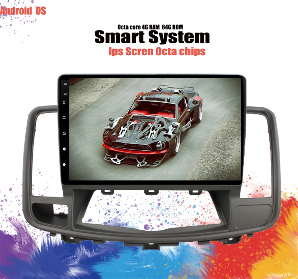 Best Car Radio Multimedia 4GB + 64GB DVD Video Player Navigation GPS Android 9.1 For Nissan Teana j32 2008-2013 4G Carplay Head Unit 2