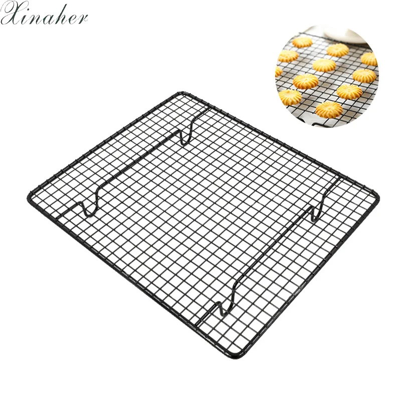 

Non-stick Cake Cooling Rack Baking Rack Cookies Biscuits Bread Muffins Drying Stand Cooler Grid Net Wire Holder Bakeware Tool