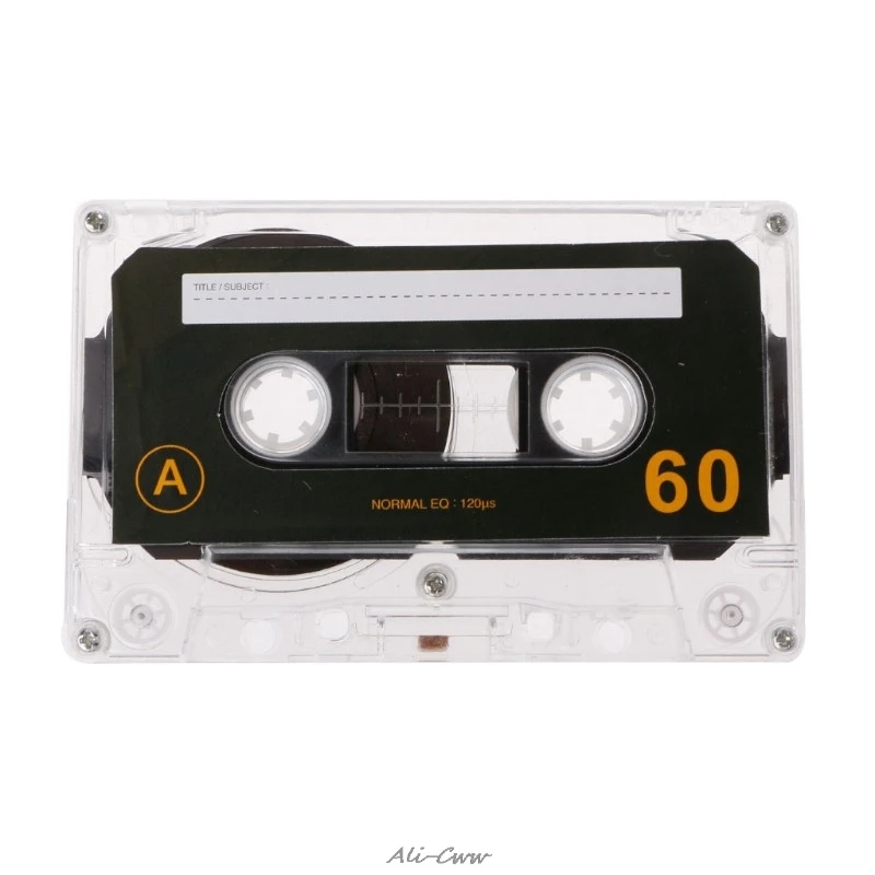

Standard Cassette Blank Tape Empty 60 Minutes Audio Recording For Speech Music Player