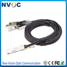 40G QSFP до 4 SFP+ 3M AWG30 пассивный прямой медный Twinax DAC кабель, QSFP-4SFP10G-CU3M 40G QSFP до 4SFP AWG30 DAC