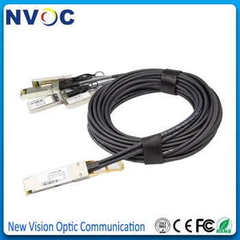 

40G QSFP to 4 SFP+ 3M AWG30 Passive Direct Attach Copper Twinax DAC Cable,QSFP-4SFP10G-CU3M 40G QSFP to 4SFP AWG30 DAC
