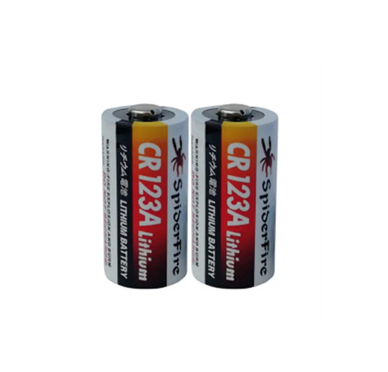 2шт 3V литий-ионная батарея 1300mAh CR123A CR123 CR 123A CR17345 DL123A неаккумуляторные батареи для камеры воды газовый счетчик