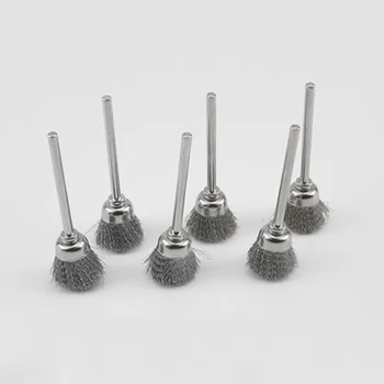 

Top 10pcs Steel Wire Wheel Brushes Dremel Accessorie for Rotary Tools Polishing Dremel Brush for Mini Drill