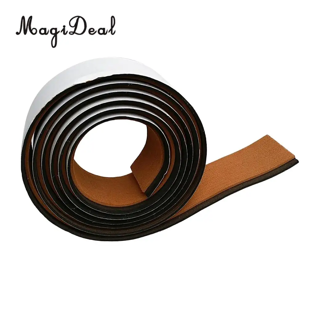 5.8x240cm 6mm Self Adhesive EVA Foam Boat Yacht Flooring Faux Pad Non-skid Teak Decking Sheet Floor Mat Brown With Black Strips
