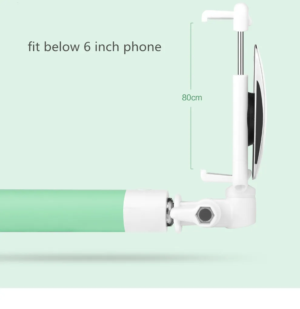 Wired gimbal Selfie Stick For iPhone 6 6S For Xiaomi Huawei Samsung (9)