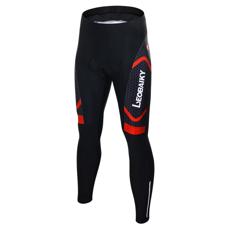 

Spring Autumn Cycling Pants Men Mtb Road Bike Trousers Padded 3D Reflective Bicycle Long Pants Compression Tights Fitness Wear