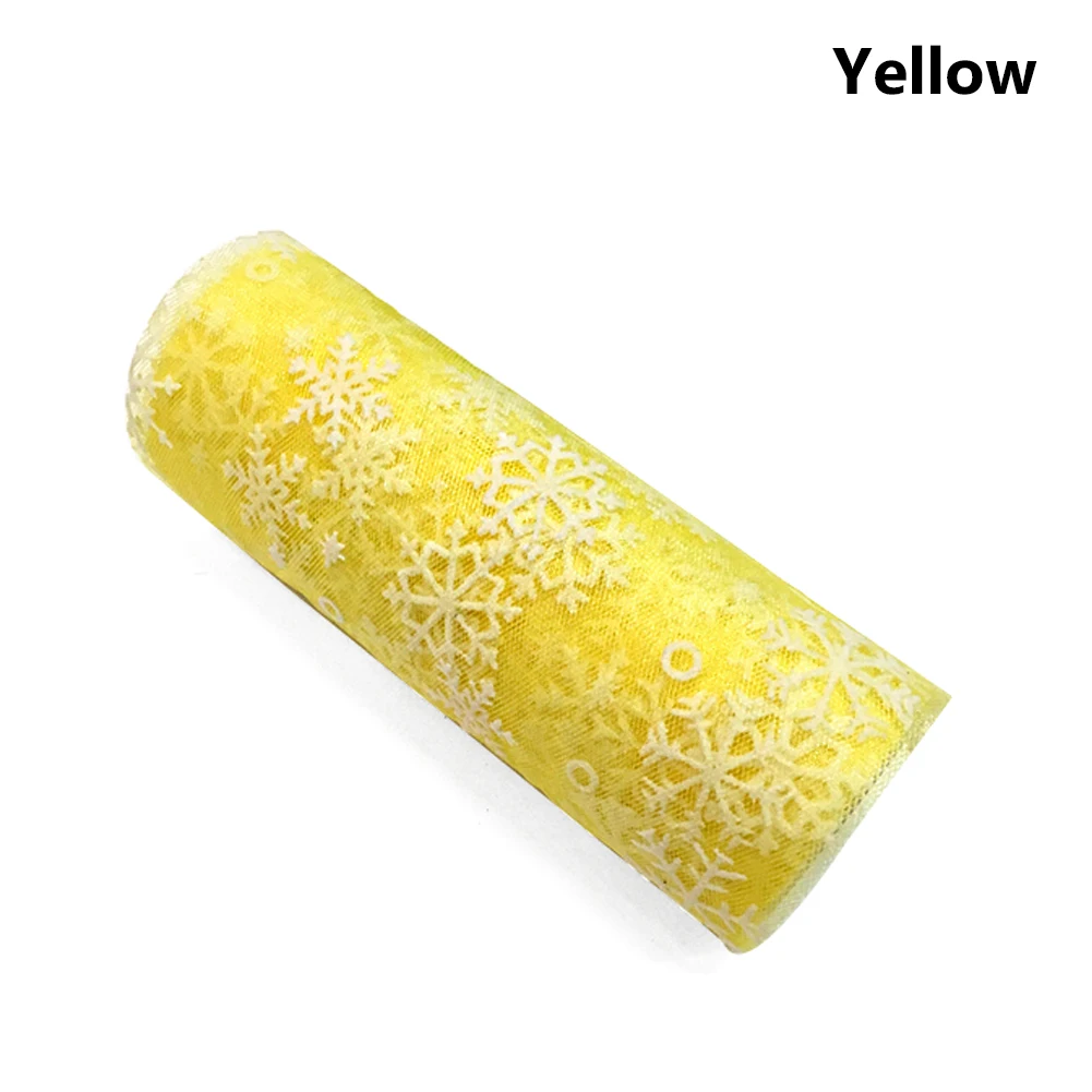 15cm*10 yard Tulle Roll Snow flake Glitter Frozen Organza Fabric Roll Spool Craft for DIY Home Party Wedding Decoration Gifts 15cm*10 yard Tulle Roll Snow flake Glitter Frozen Organza Fabric Roll Spool Craft for DIY Home Party Wedding Decoration Gifts