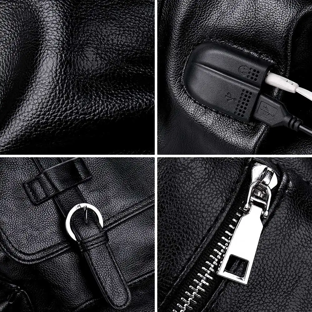 Anti Theft рюкзаки мужская сумка 2019 Мода Школьный Рюкзак USB зарядка рюкзак мужской