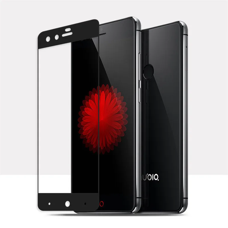 Полное покрытие из закаленного стекла для zte Nubia Z11 mini S Z981 A2 PLUS V8 M2 LITE Z17 MINI Защитная пленка для экрана цветная