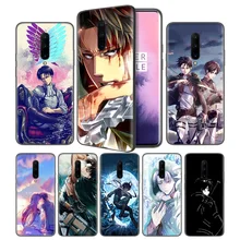 Attack On Titan Levi Soft Black Silicone Case Cover for OnePlus 6 6T 7 Pro 5G Ultra-thin TPU Phone Back Protective