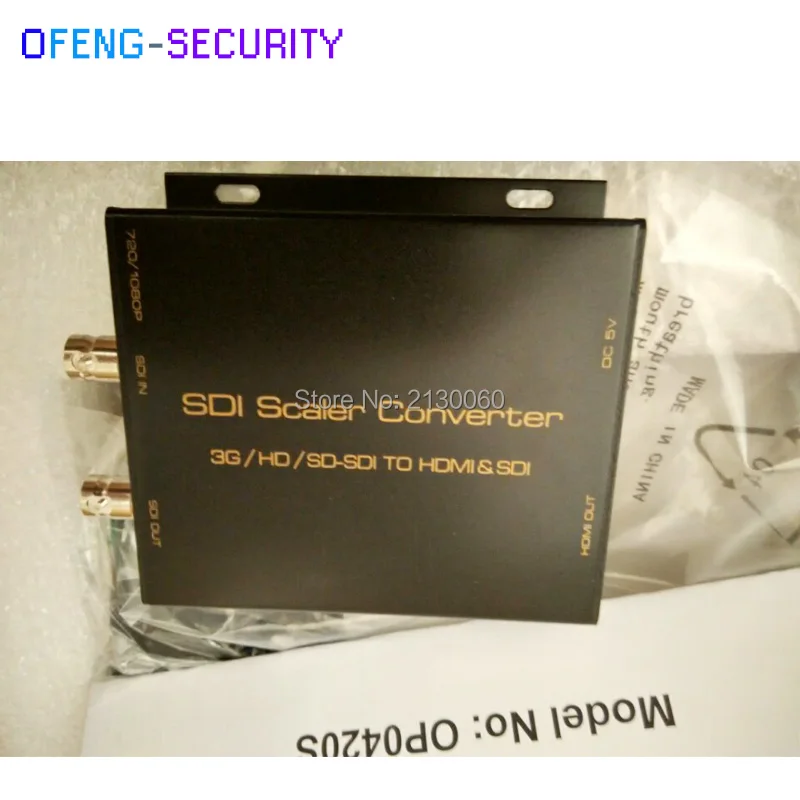 Преобразователь SDI в HDMI с поддержкой обратной связи 1ch SDI SD-SDI, HD-SDI и 3G-SD, 720 P/60 Гц. Видео конвертер 1080 P/60 Гц