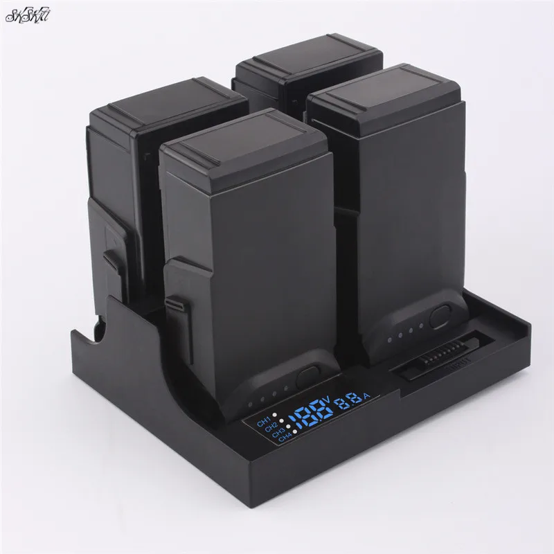 

4 in 1 Battery charger Hub Dock Board Intelligent voltage Charging power LED display for DJI Mavic Air Drone Accessories