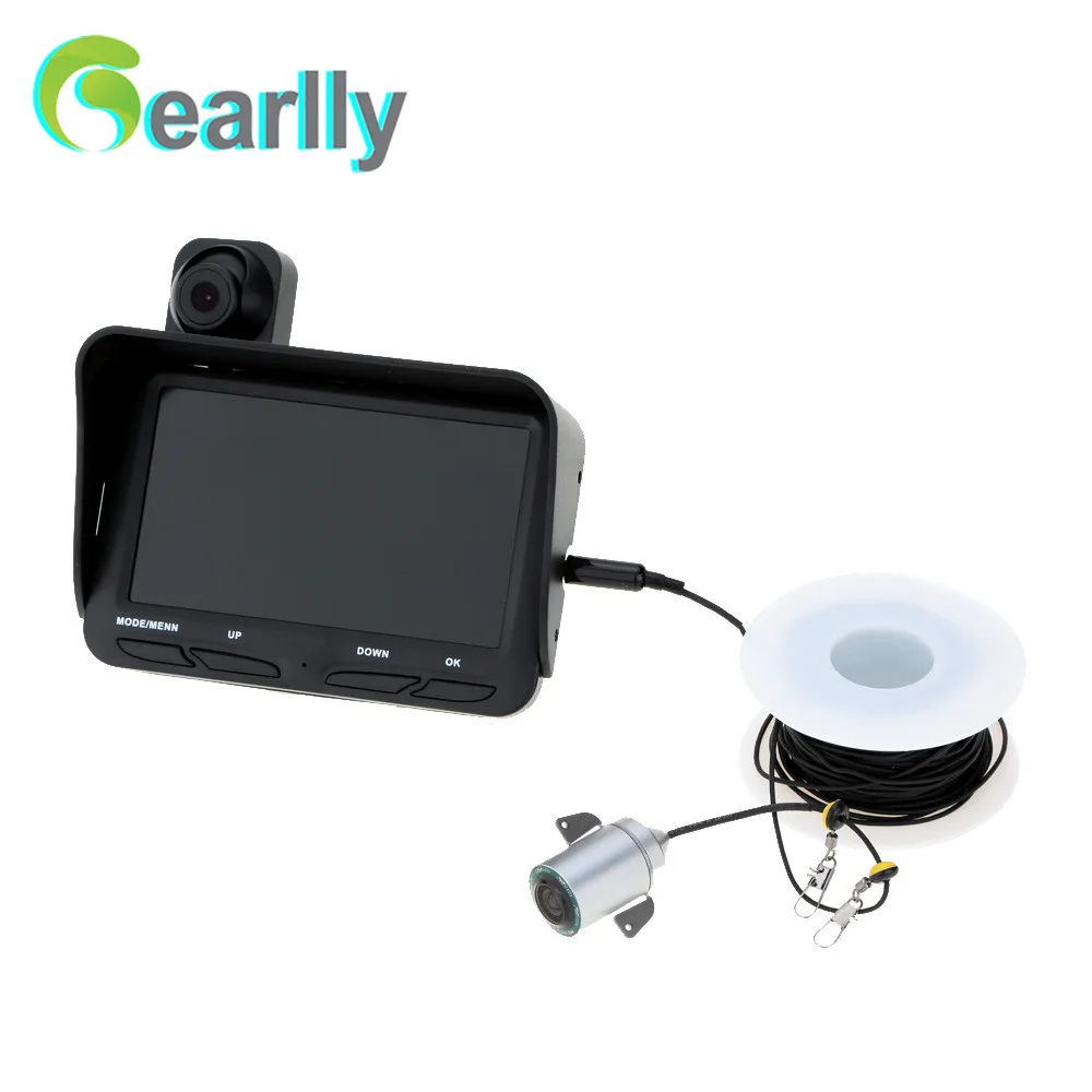 

New Fishing Finder 4.3" HD TFT LCD Monitor Screen Night Vision Fish Finder DVR Video 6 Infrared LED Fishing Camera