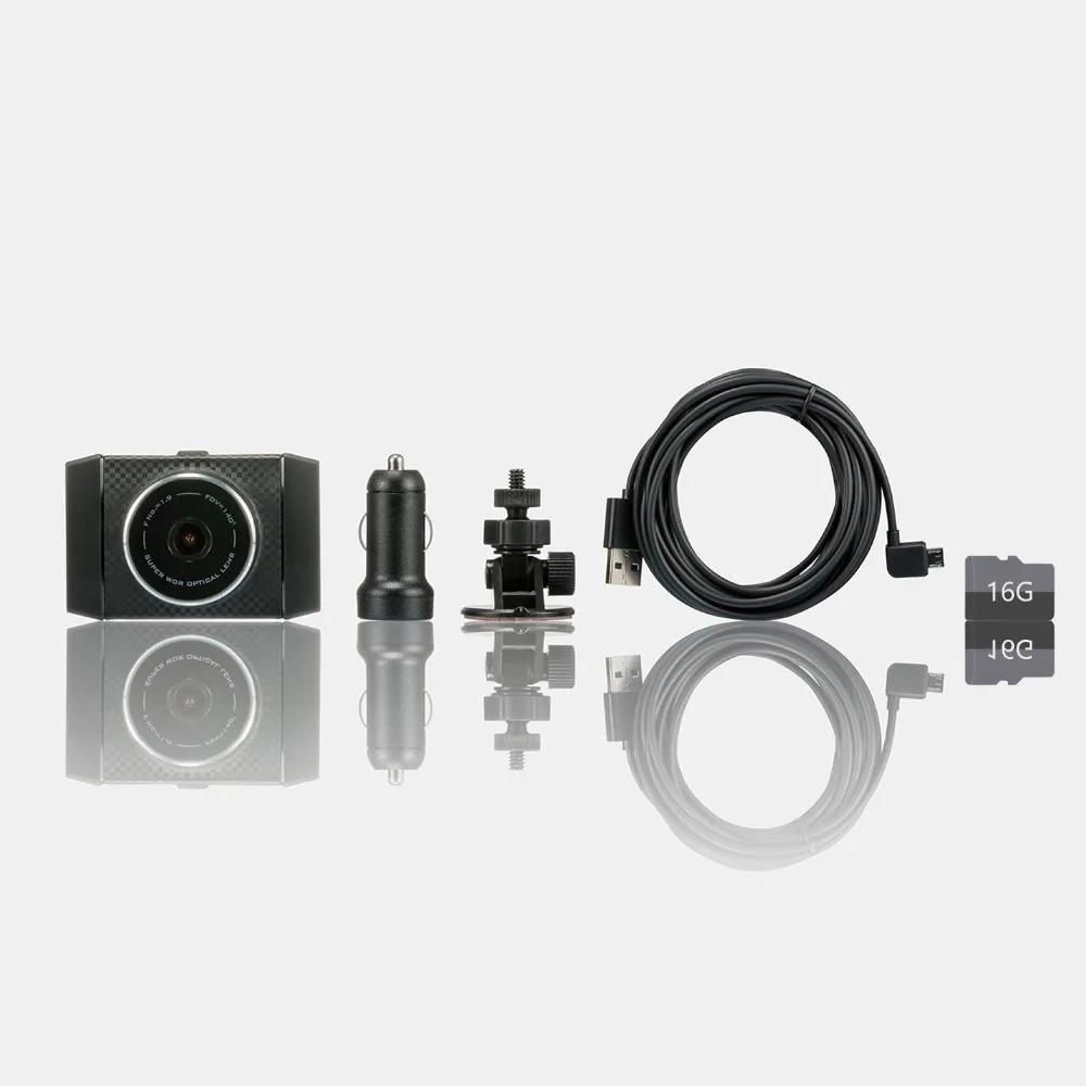 YI Ultra Dash Camera With 16G Card 2.7K Resolution Car DVR A17 A7 Dual Core Chip Voice Control ligh