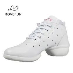 Movefun женский Обувь для танцев Для женщин Джаз Спортивная обувь Дыхание лета современные кадриль Танцы Обувь для дам Обувь для девочек Four