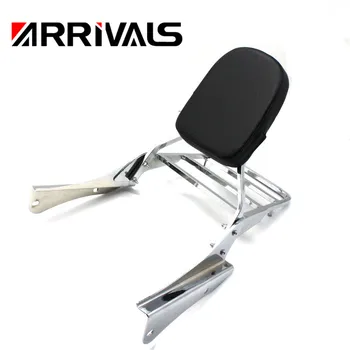 

Motorcycle Passenger Backrest Sissy Bar w/ Rear Luggage Rack For honda ACE SHADOW VT750C 01-08