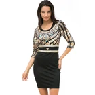 50% off! Tropical Floral Print Sequin Fashion Vestidos Hot Sale Women Sequin Sheath leopard Three Quarter O-Neck Mini Dress 1866 Save 17.47 on Tropical Floral Print Sequin Fashion Vestidos Hot Sale Women Sequin Sheath leopard Three Quarter O-Neck Mini Dress 1866