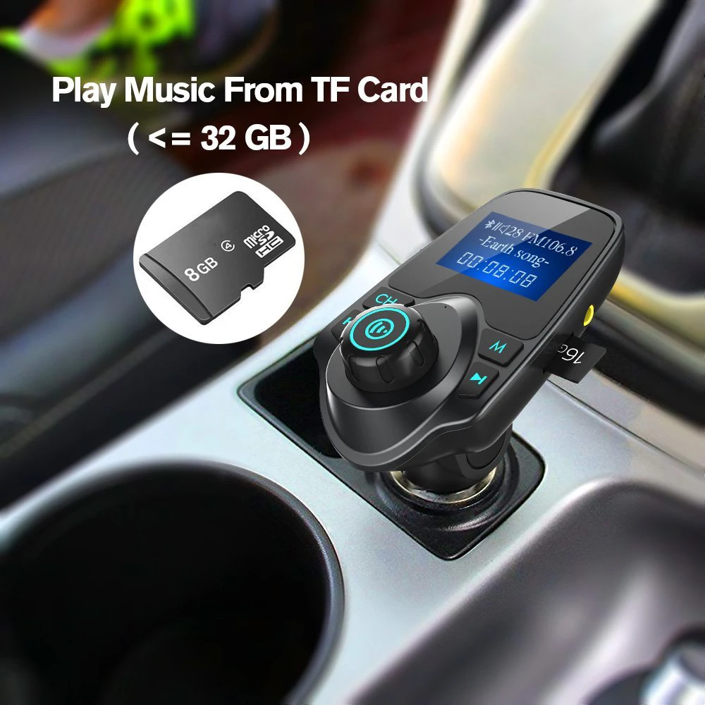ANLUD Bluetooth Беспроводной автомобиля Mp3 плеер Handsfree Car Kit fm передатчик A2DP 5 V 2.1A USB