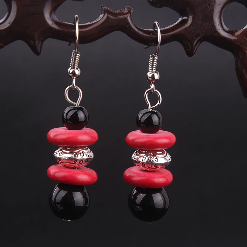 

women tibetan jewelry fashion handmade ethnic earrings,new thailand dabgle vintage earrings