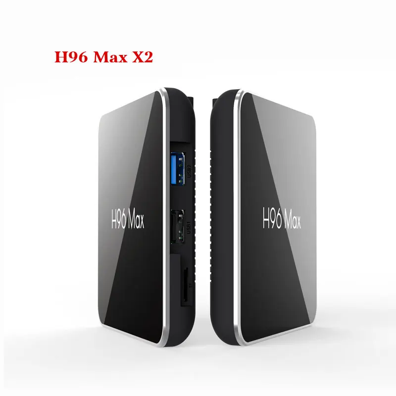 Android 8,1 tv Box H96 Max X2 4 ГБ/64 Гб S905X2 Q-Core 2,4g/5,8g WiFi 100m LAN VP9 H.265 HDR10 4 k USB 3,0 Smart медиаплеер