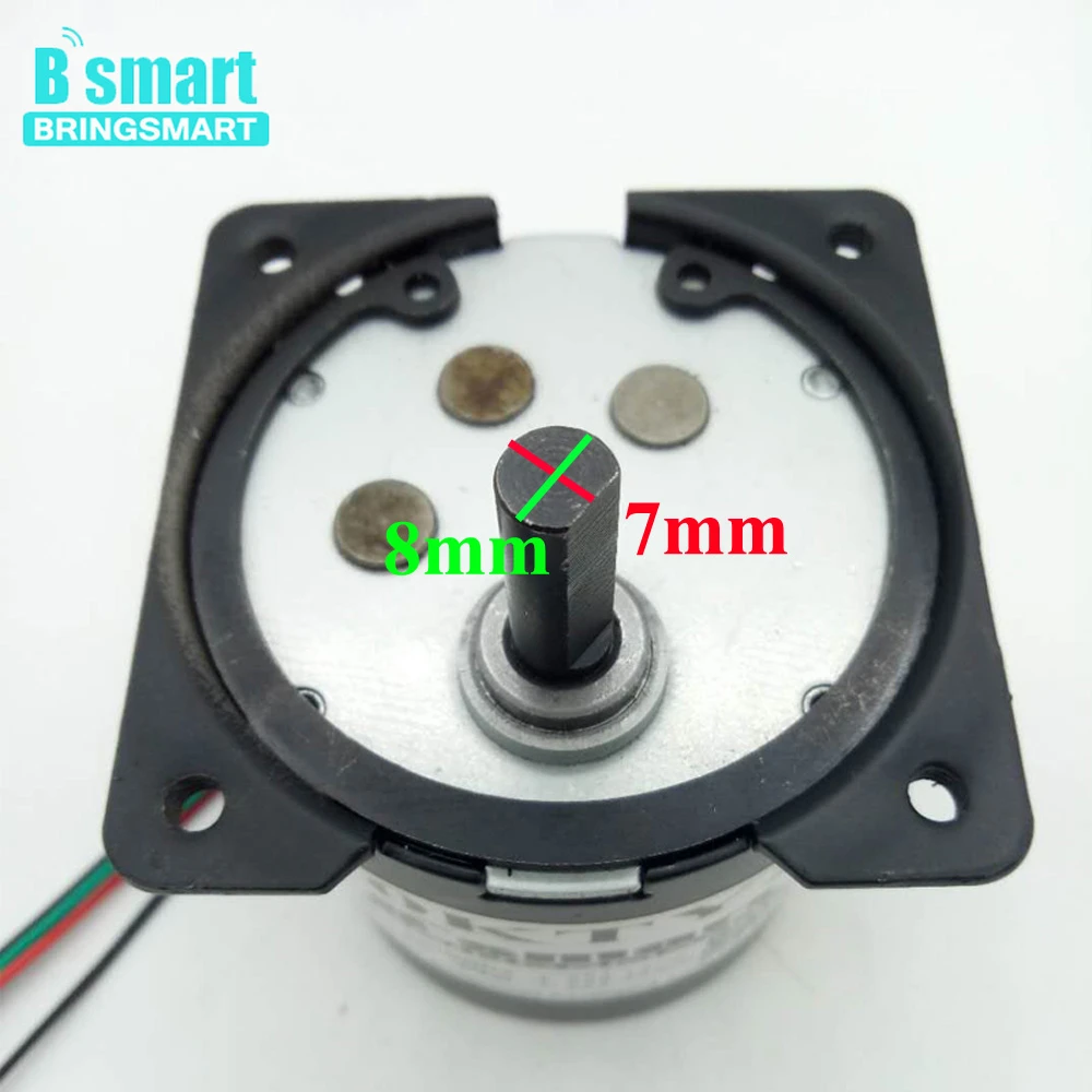 

Bringsmart 40W 2.5-110RPM Permanent Magnet Synchronous Motor 220V High Torque Motor Reversible For Automation Equipment 70KTYZ