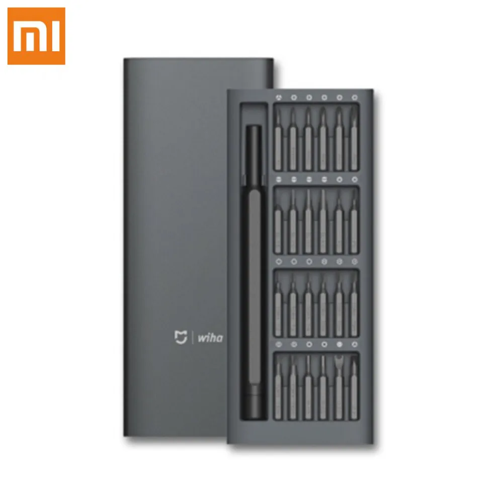 

Xiaomi Mijia 24 in 1 Precision Steel Magnetic Bits Screwdrivers Set With Portable Box for Phone Watch PC Laptop Camera