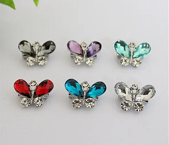 

New arrival multicolor crystal butterfly brooch brooches pins for unisex children small insect butterfly rhinestone brooches