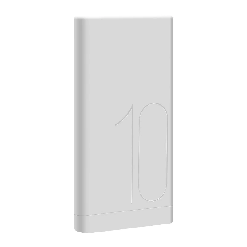 Силиконовый чехол для huawei SuperCharge mobile power нескользящий, защита от столкновений для huawei mobile power AP09S - Цвет: Белый