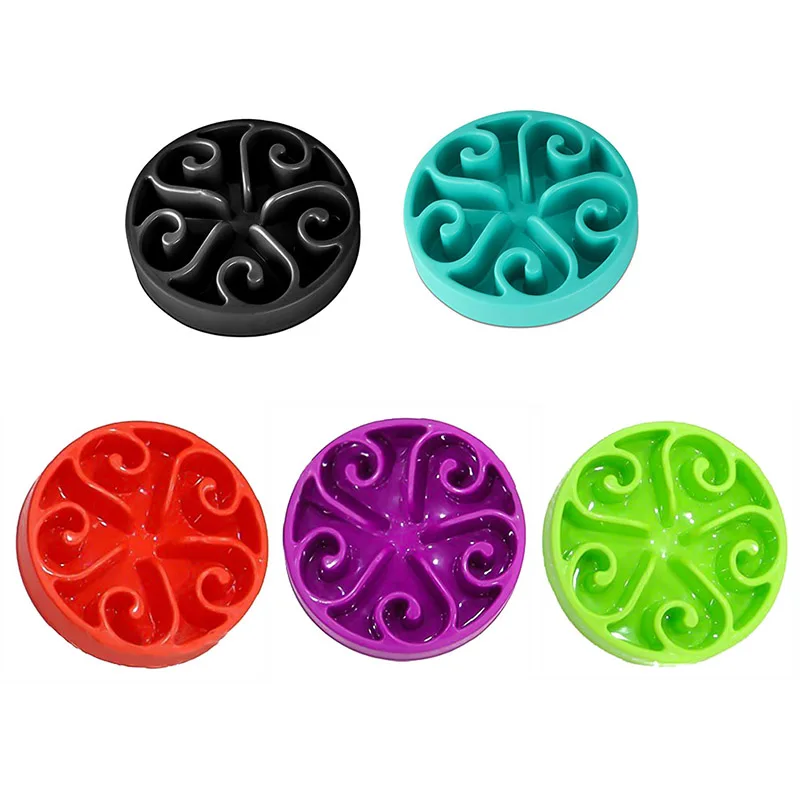 1 шт. медленная чашка для еды питатель для медленного приема пищи интерактивный блоат стоп собака кошка ест блюдо
