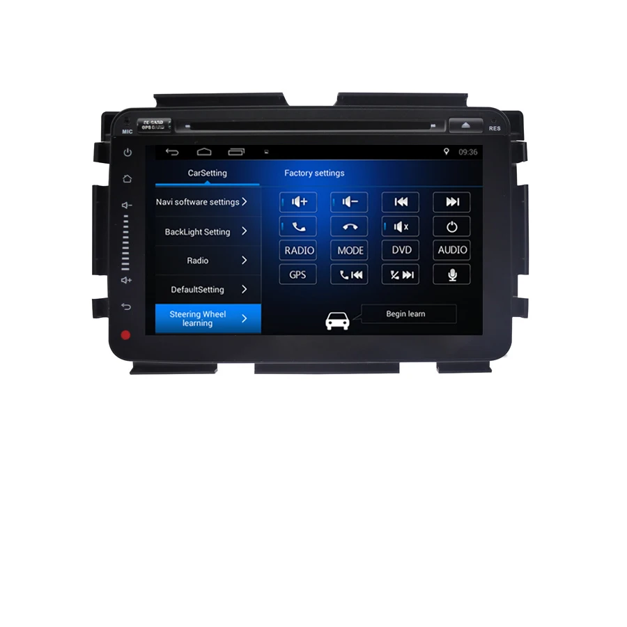 Sale Free shipping Elanmey android 8.1 car multimedia for Honda Vezel HRV full touch gps stereo autoradio headunit bluetooth player 4