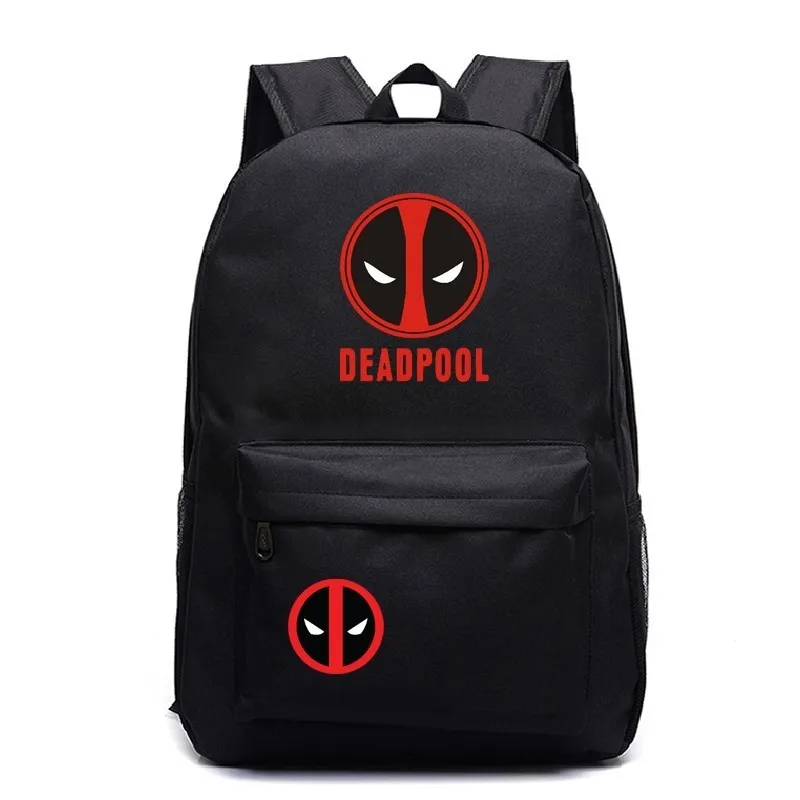 Рюкзак Deadpool 2 Sac a Dos Mochila Mujer, повседневная школьная сумка для женщин Marvel Studio, мужская дорожная сумка через плечо, школьная сумка - Цвет: 2