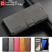 Чехол для samsung S7, кожаный Винтажный чехол для телефона samsung S7 Edge, флип-чехол-кошелек для Hoesje samsung Galaxy S7 Edge, чехол