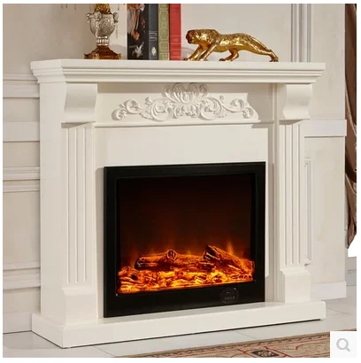 

free shipping china decor flame morden wooden mantel with core electric fireplace