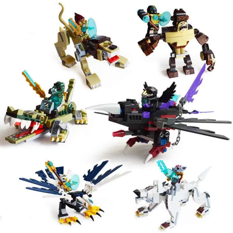

Qigong legendary animal editon CHIMAED Super Hero Figure Building Block Brick For Children Gift Kid Toy Compatible with Legoings