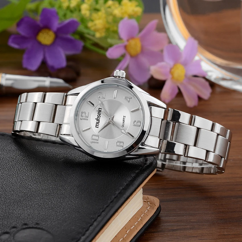 

Muhsein new casual business brand fashion ladies watch stainless steel waterproof quartz watch