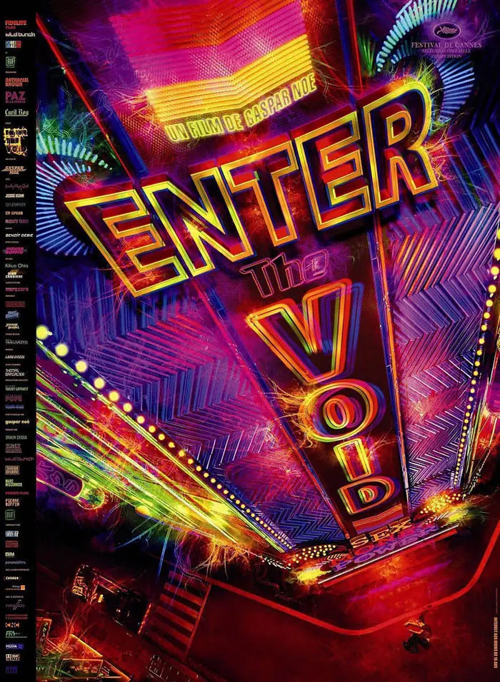 

Q0822 Posters and Prints ENTER THE VOID Movie 2009 Gaspar Noe Pop Art Poster Canvas Painting Home Decor