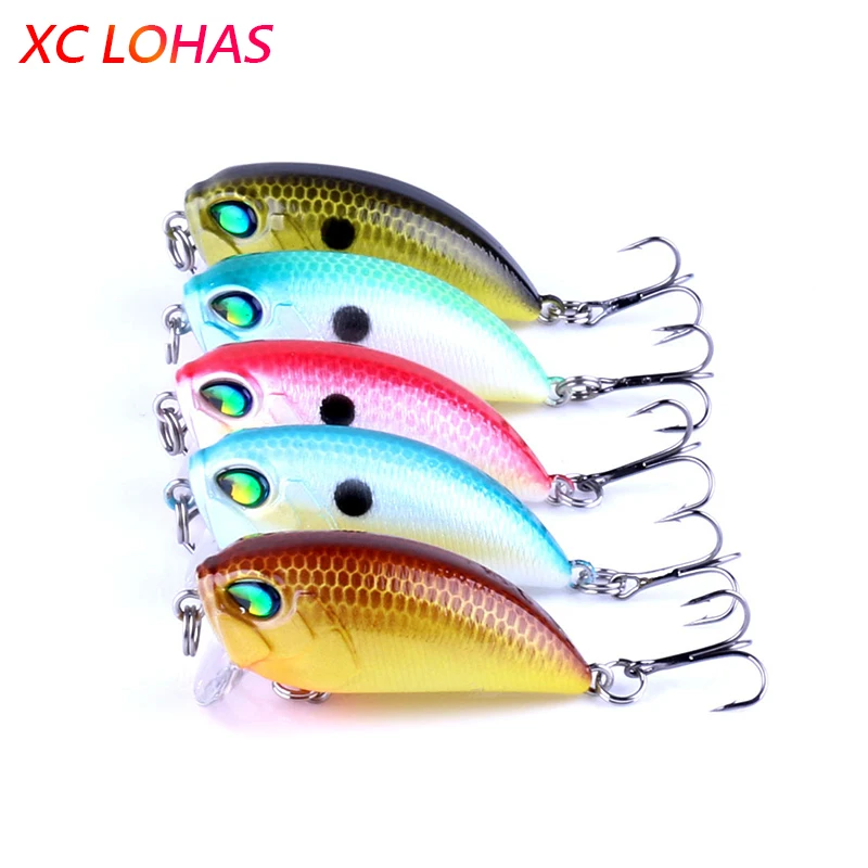 

4.8cm 8g Fishing Lures Crank Baits Built-in a Magnet Mini Crankbait 3D Fish Eye Artificial Lure Bait Lifelike Fake Lure CB037