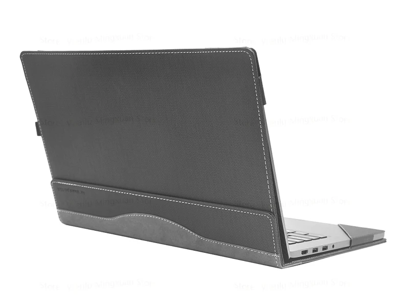 Чехол для ноутбука для Xiaomi mi notebook Pro 15,6 дюймов из искусственной кожи защитный чехол для планшетного ПК для mi book Pro 15 подарок - Цвет: gray