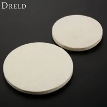 DRELD 1Pc 100mm /125mm Grinding Polishing Buffing Wheel Dremel Accessories Wool Felt Polish Polisher Disc Pad for Metal Ceramic DRELD 1Pc 100mm /125mm Grinding Polishing Buffing Wheel Dremel Accessories Wool Felt Polish Polisher Disc Pad for Metal Ceramic