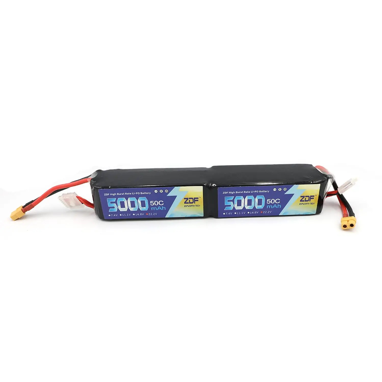 ZDF RC Lipo 12S аккумулятор 44 4 в 5000 мАч 50C Burst 100C для вертолета радиоуправляемая модель