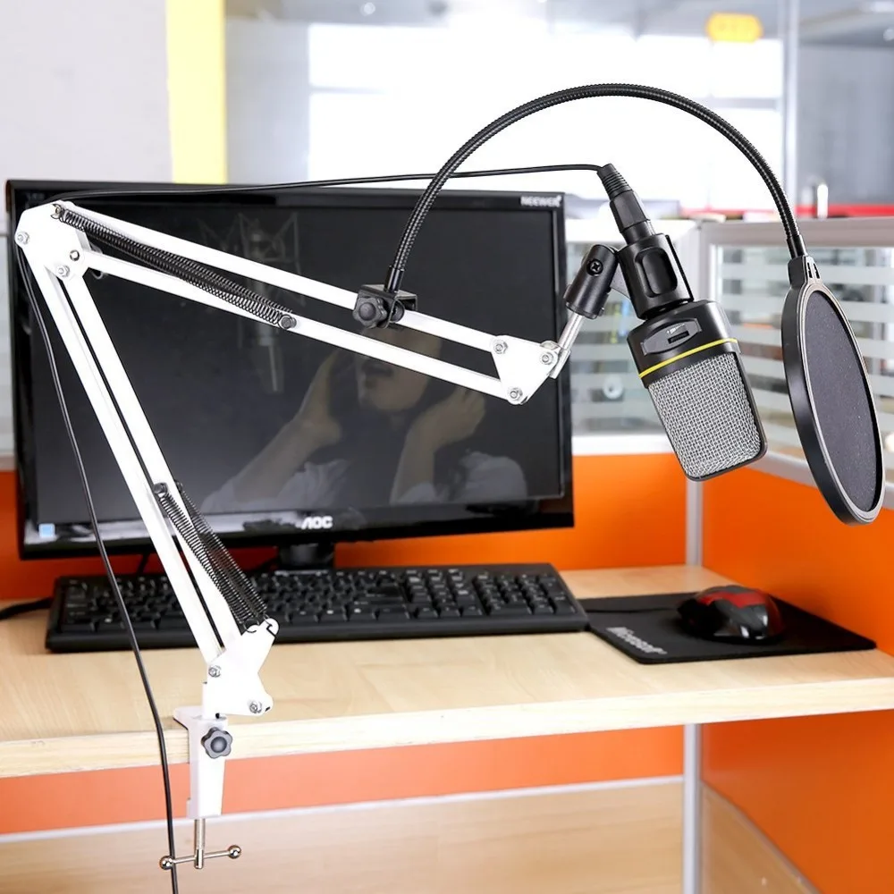 Preise NEEWER Weiß Broadcasting Studio Mikrofon Suspension Boom Scissor schwenkarm, erweiterte bis zu 80 cm (31,5 \