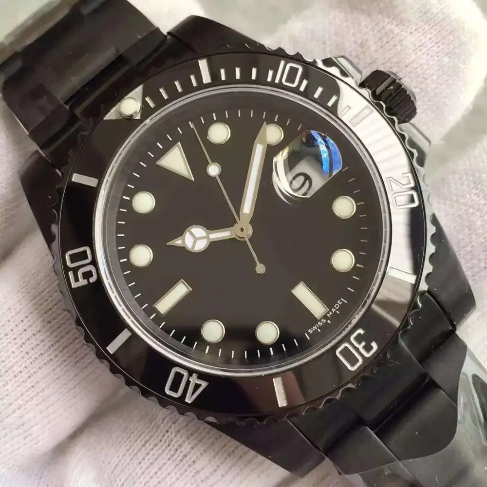 

2019 hot AAA high quality men's luxury watch 116619LB-97209 series black and blue two-color dial original buckle 40MM wristwatch