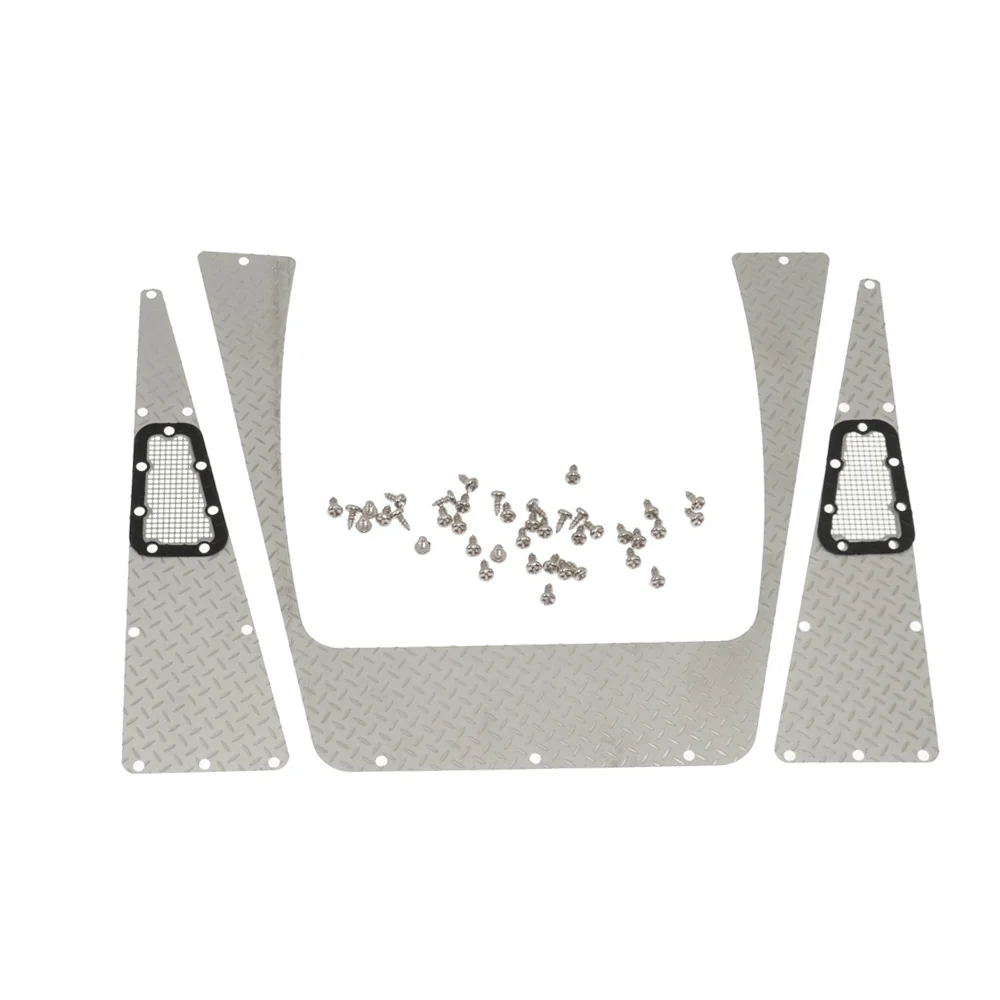 1/10 RC Car Body Front Metal Plate & Inlet Grille Upgrade Spare Part